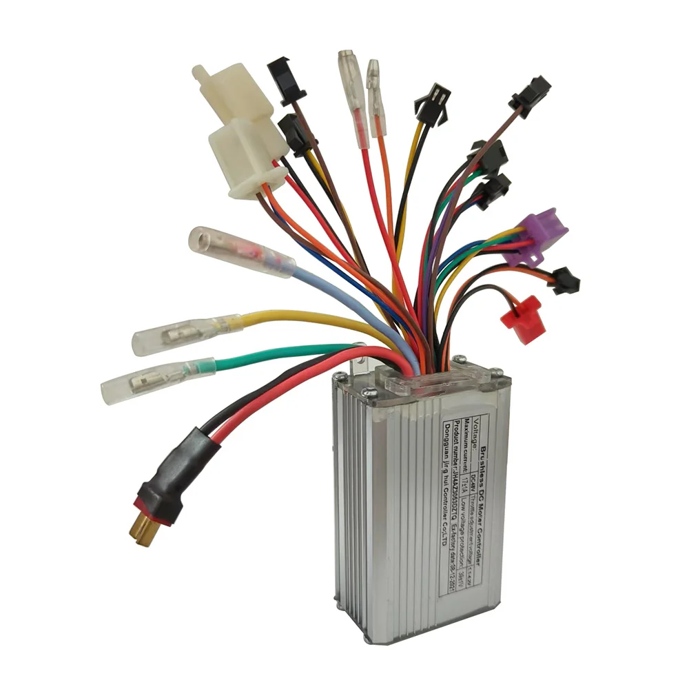 

Контроллер скорости JH4AZ3053DZTQ 48В 17А для бесщеточных двигателей, запчасти для электросамокатов, аксессуары для электровелосипедов MTB, контроллер скорости