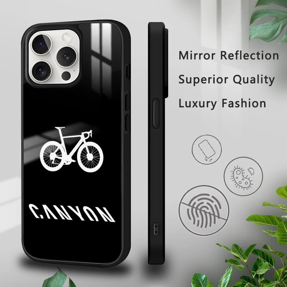 C-Canyon Bicycles Phone Case For iPhone 16 15 14 13 12 11 Pro Xs Max Mini Plus Celulares Hard Funda