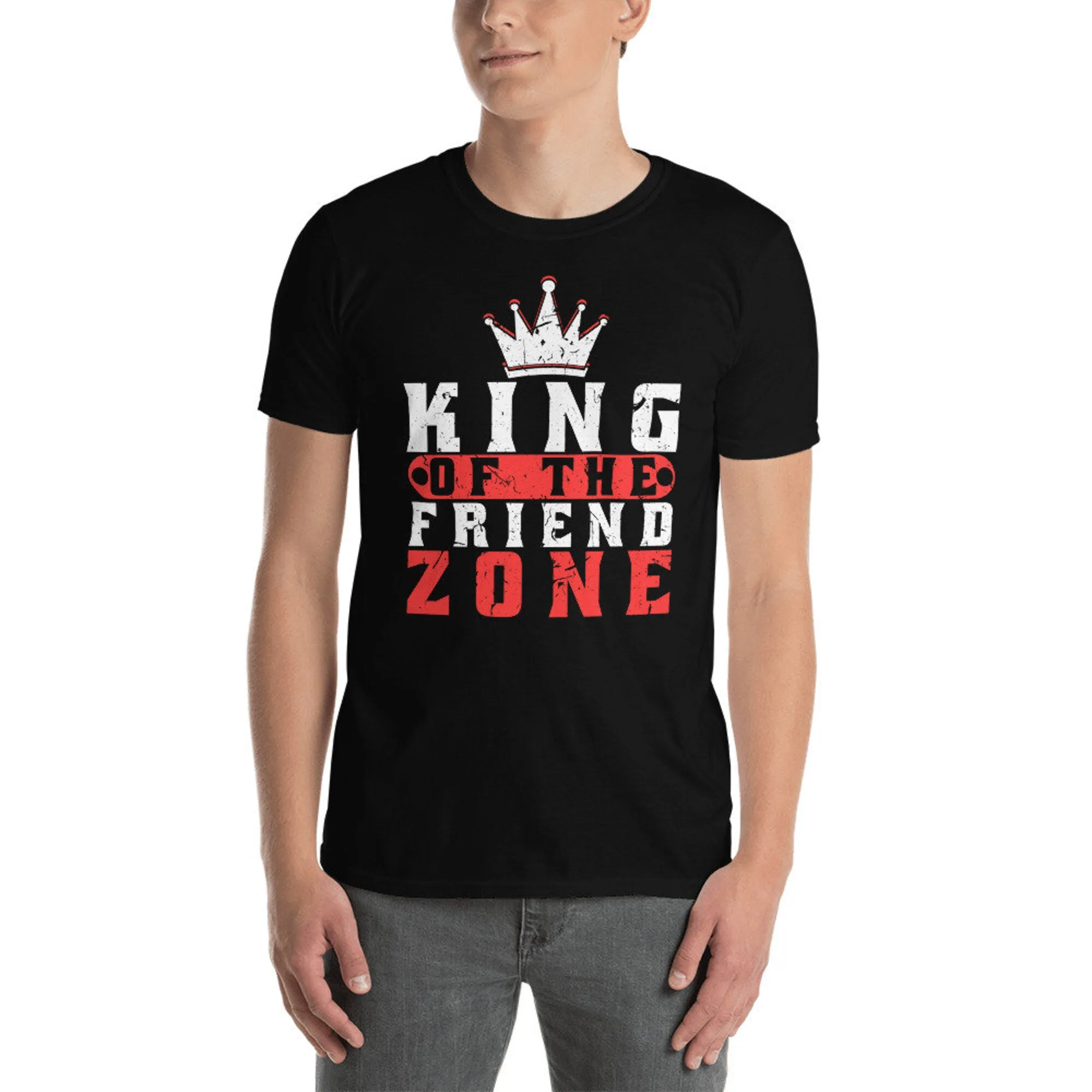 King of the Friend Zone Simp Gag Gift Single Bachelor Party Gift Unisex T-Shirt