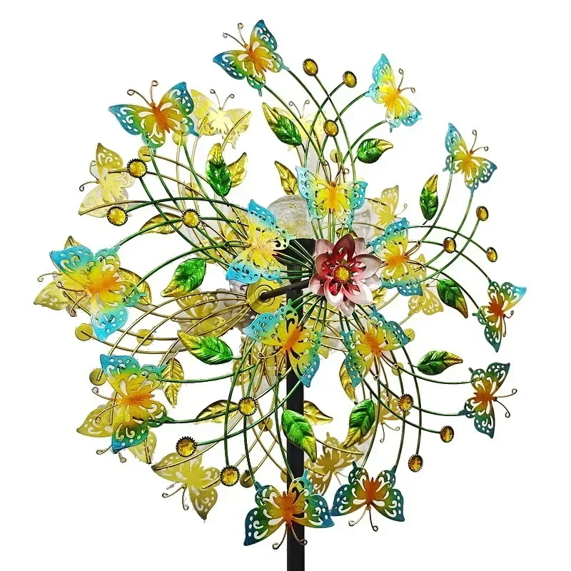 Garden art animal decoration garden courtyard community ornament butterfly painting modeling