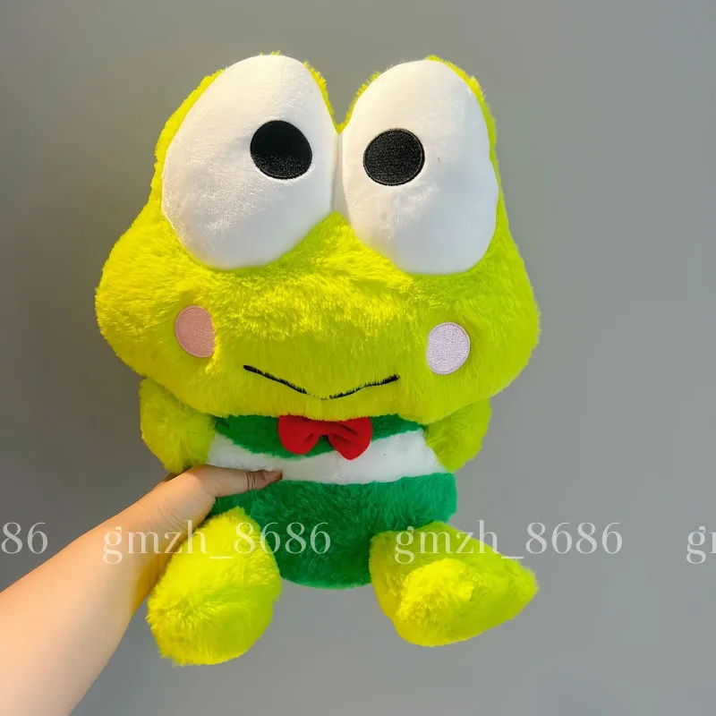 Muñeco de peluche de Anime japonés Sanrio Kero Keroppi, muñeco de rana de ojos grandes, colgante de estilo japonés, almohada de peluche, regalo