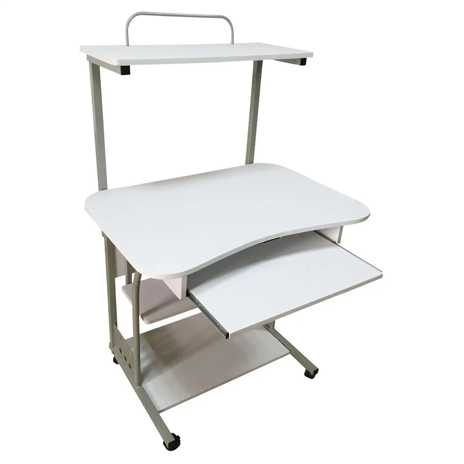 

Подставка для мобильного ПК с полкой, тележка для процессора на колесиках для офиса и дома, экономия места, несколько отдел