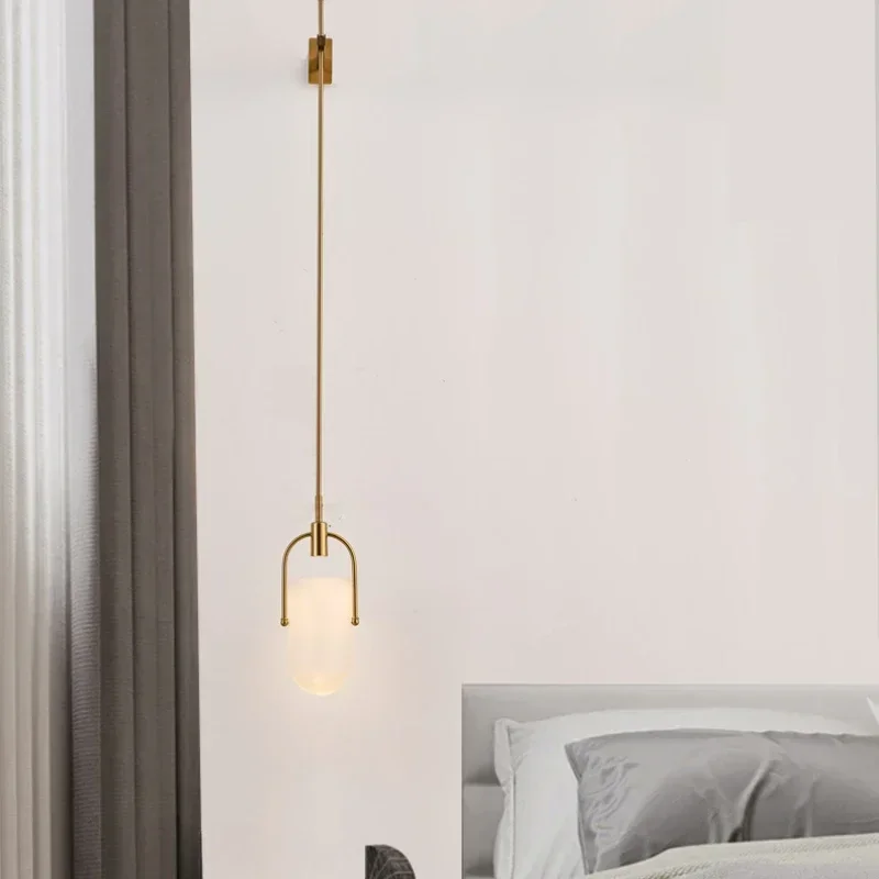 

SANDYHA Handmade Vintage Rattan Hemp Pendant Lights Chandelier for Living Room Dining Room Bedroom Study Boho Home Lighting