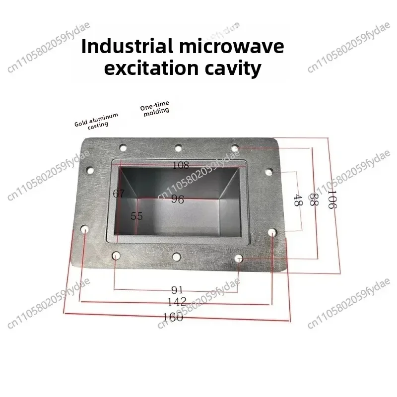 Rectangle All Aluminum Waveguide Microwave Feedback Excited Cavity, Microwave Waveguide