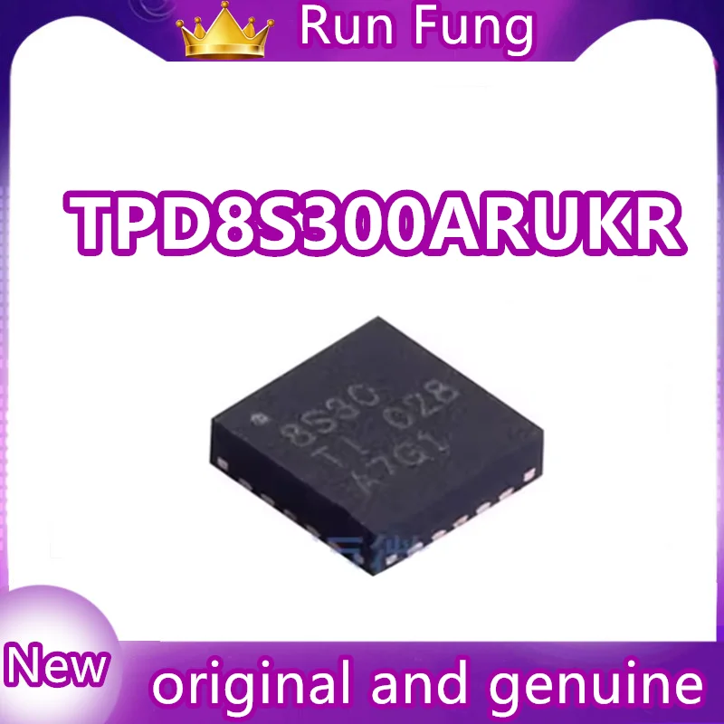 5pcs/lot TPD8S300ARUKR Screen printing 8S300A WQFN-20 Port protector chip in stock