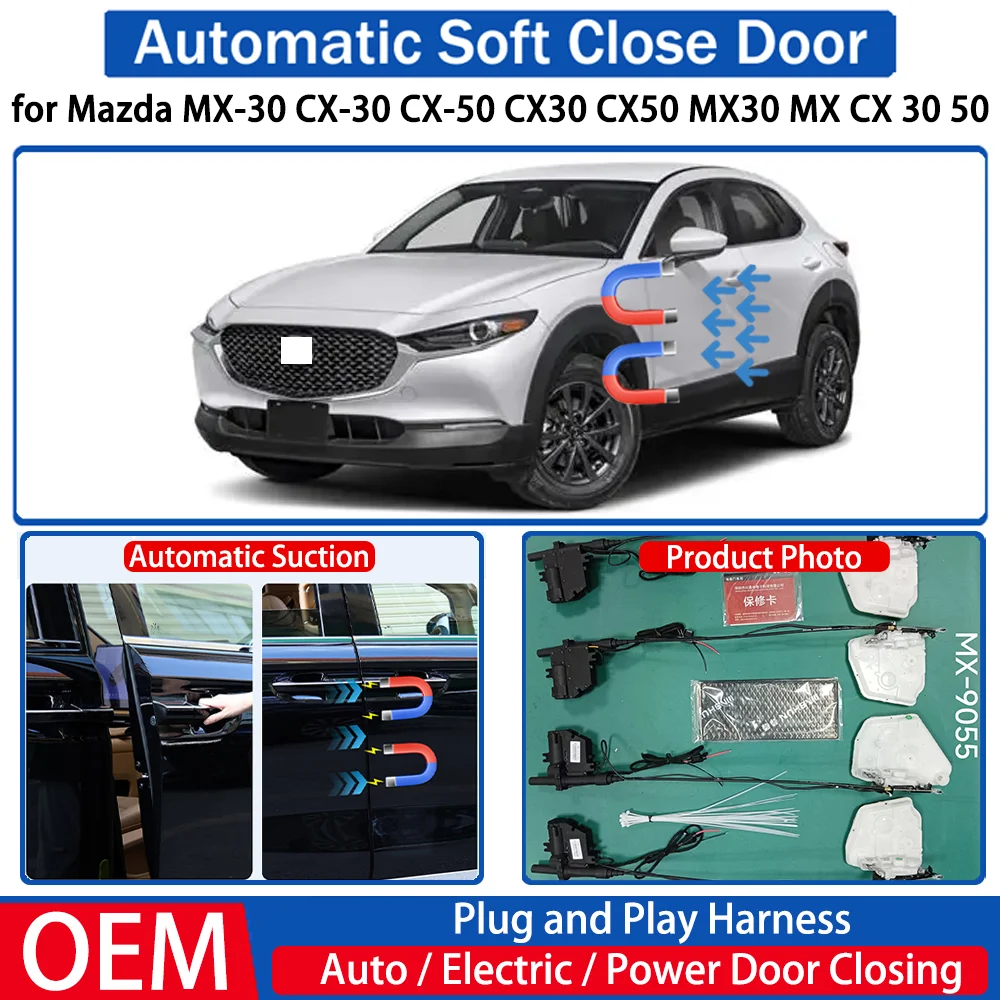 

for Mazda MX-30 CX-30 CX-50 CX30 CX50 MX30 MX CX 30 50 Car Automatic Soft Close Door Electric Suction Auto Power Closing System