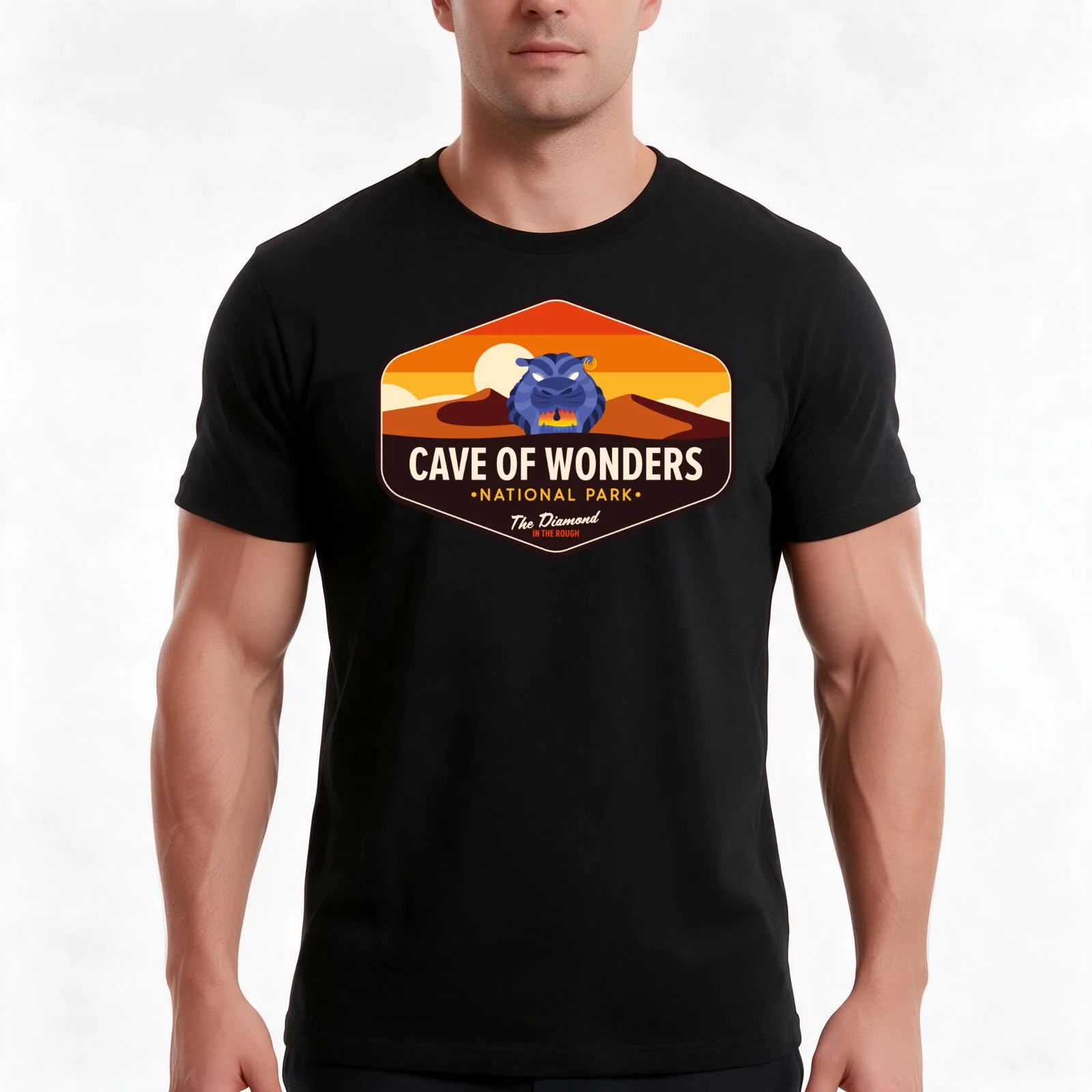 Cave of Wonders National Park: The Diamond in the Rough! T-Shirt, Summer Casual Cotton Tee, Oversized Streetwear Tops