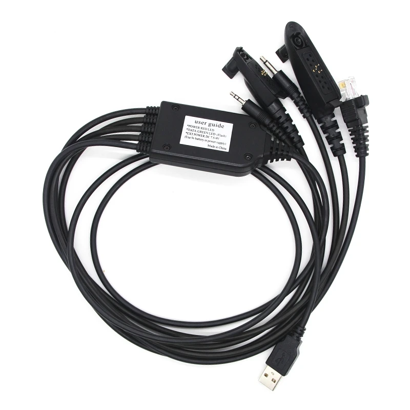 Driveless cabo de programação para Motorola, 2-Way cabo de rádio, USB, AXU4100, CP200, 5in 1