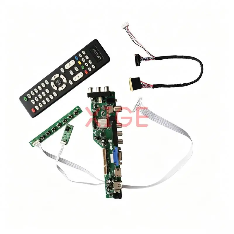 

For LTN101NT02 N101L6 N101LGE HT101WSB Controller Drive Board Kit 1024x600 Laptop Panel LVDS-40 Pin 1024*600 DVB/USB/AV/VGA/HDMI