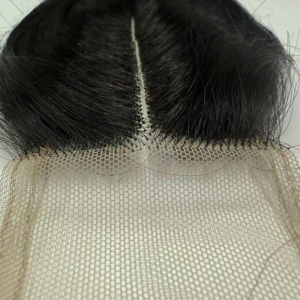 الجسم موجة 2 × 6 الدانتيل إغلاق البرازيلي عذراء شعر الجسم موجة 2x6 الدانتيل الشفاف إغلاق الطبيعية قبل قطعها للنساء السود #4