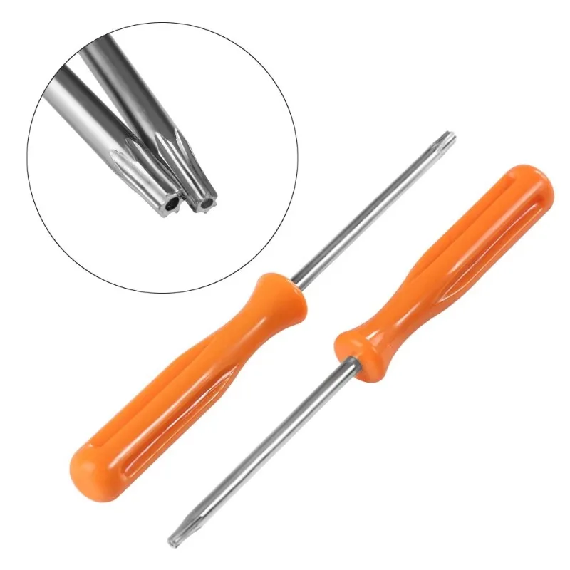 1Pc Multifunctional TORX T8 + T10 Security Precision Screwdriver Tool For Xbox 360/ PS3/ PS4 Tamperproof Hole Home Improvement