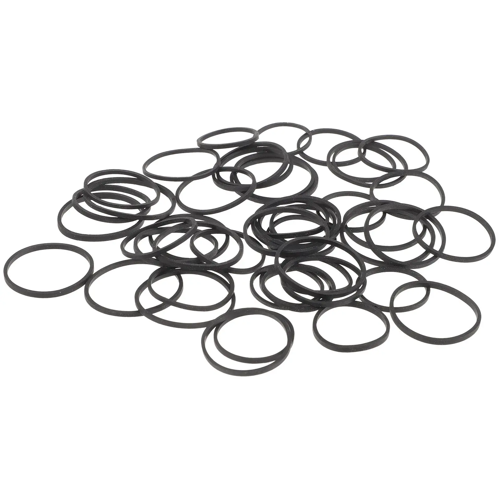 

50 Pcs Cassette Recorder Belts 2 3mm Square Rubber Maintenance Repeater Players Repair Durable Tape DJ Devices