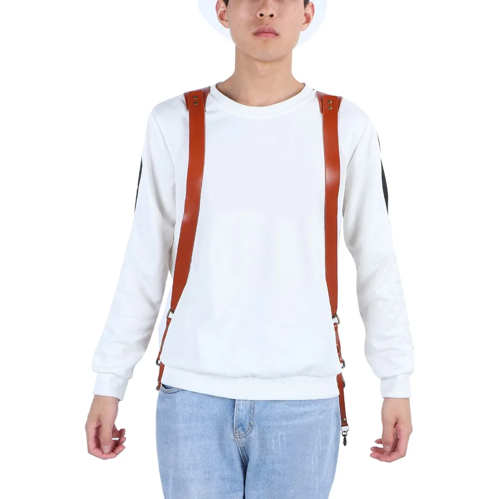 Brown Dual Shoulder Camera Strap Leather+Zinc Alloy Adjustable Size DSLR Backpack Strap Quick Draw Camera Strap
