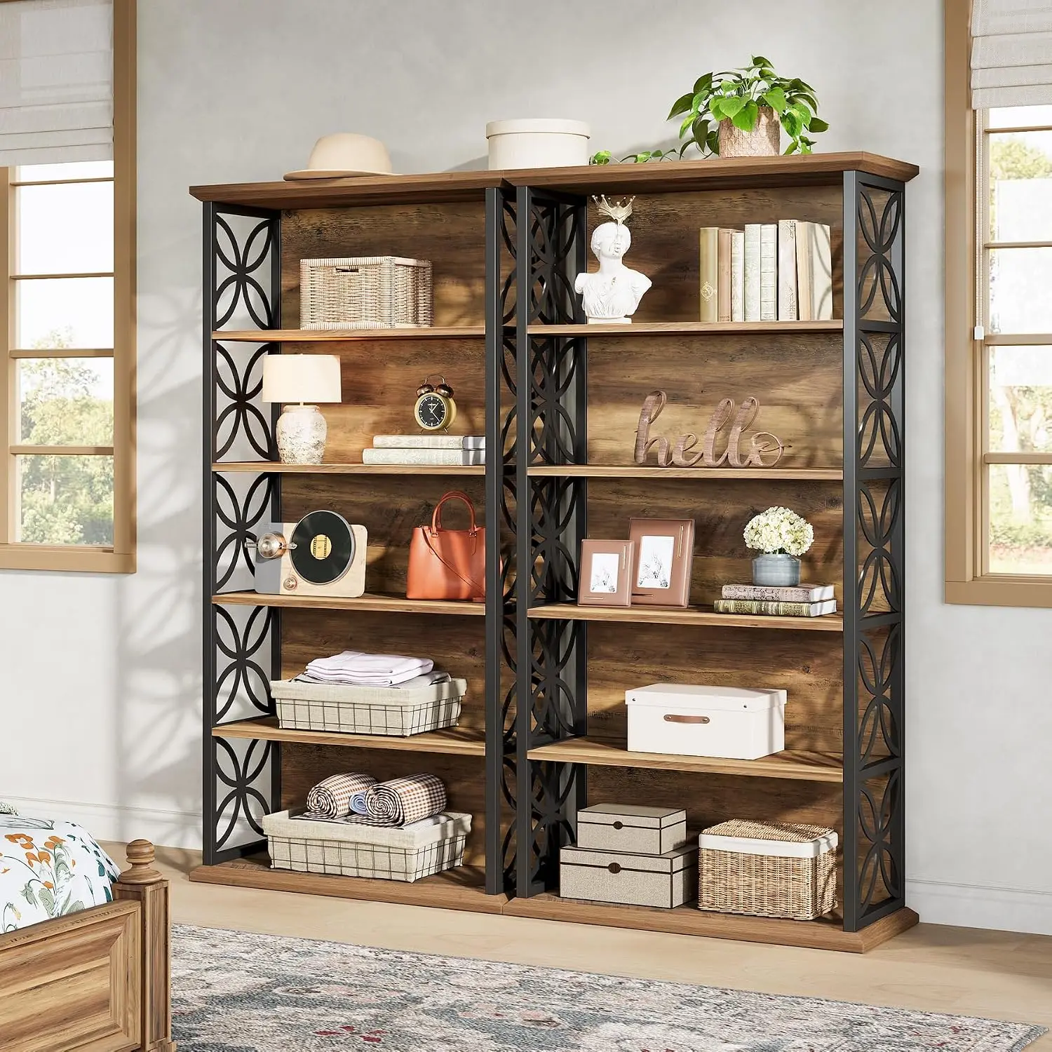 6-Tier Bookshelf 2-Pack, 71