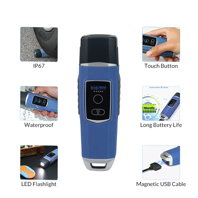 

JWM IP67 Torch Magnetically Attractable USB Guard Tour System For Security With Free Software