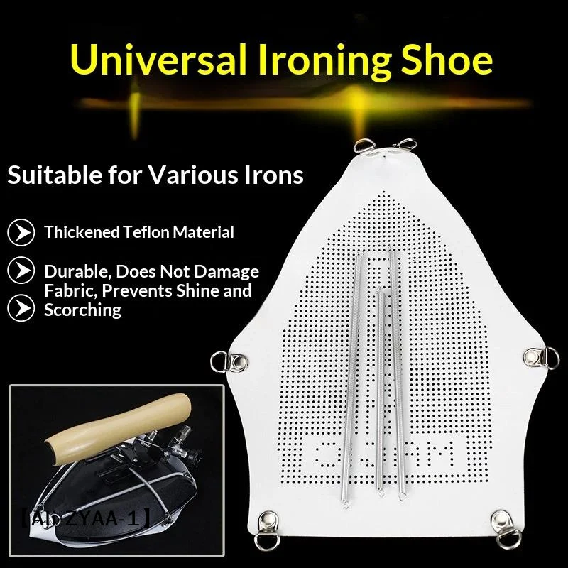【A】0.3/0.5/0.8/1mm Universal Ironing Boards Iron Shoe Cover Heat Resistance Cloth Protector Iron Soleplate Garment Iron Cover