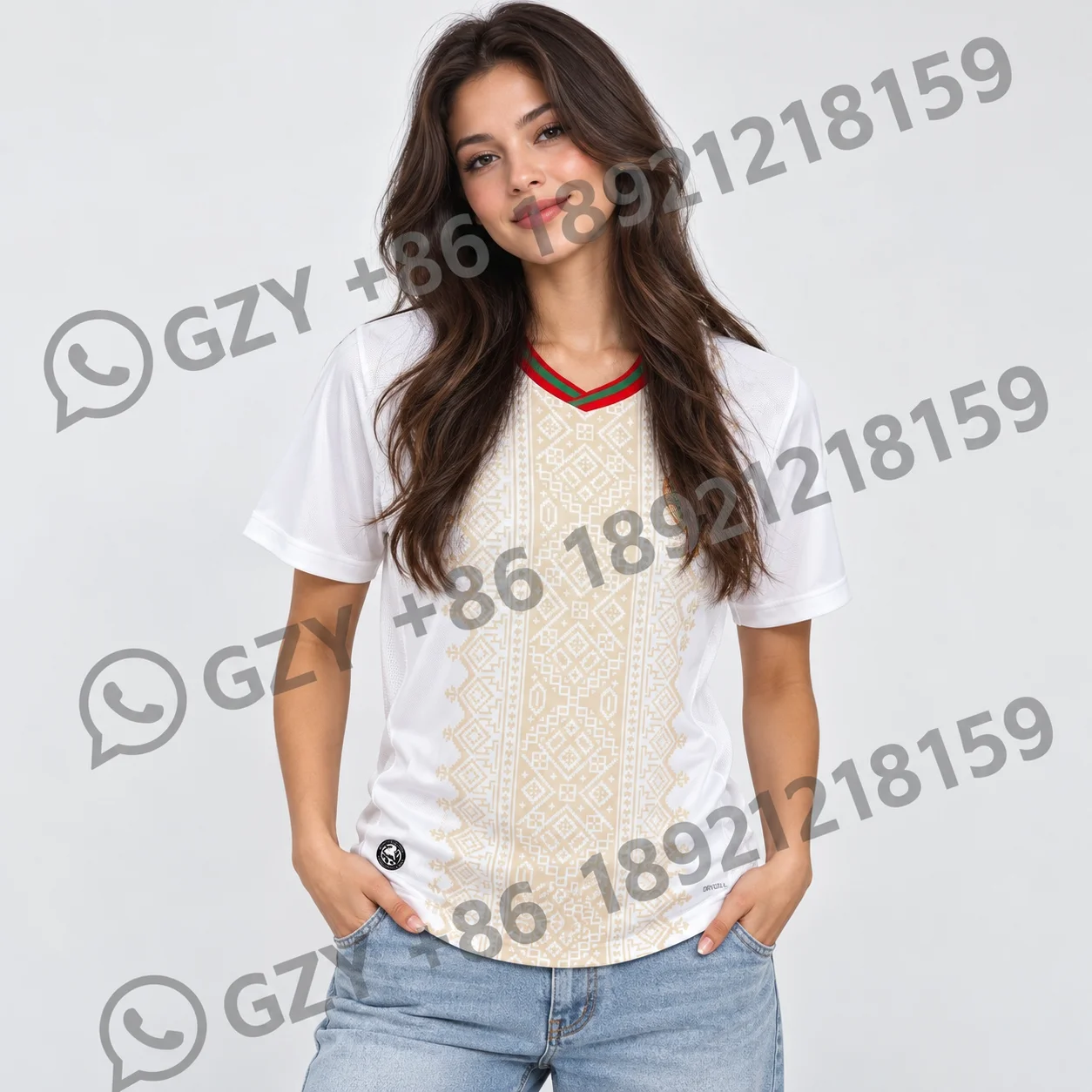 Morocco Away Football T-Shirt 26-27 Fans Men Women Sport Breathable Quick-drying Soccer Embroidered Logo Jersey Y2K Style