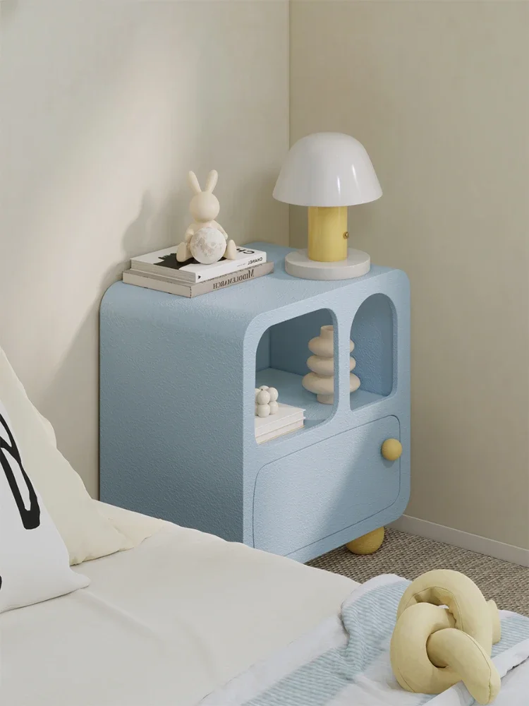 Simple Modern Bedroom Storage Cabinet, Colorful Ball Bedside Table, Small Bedside Cabinet