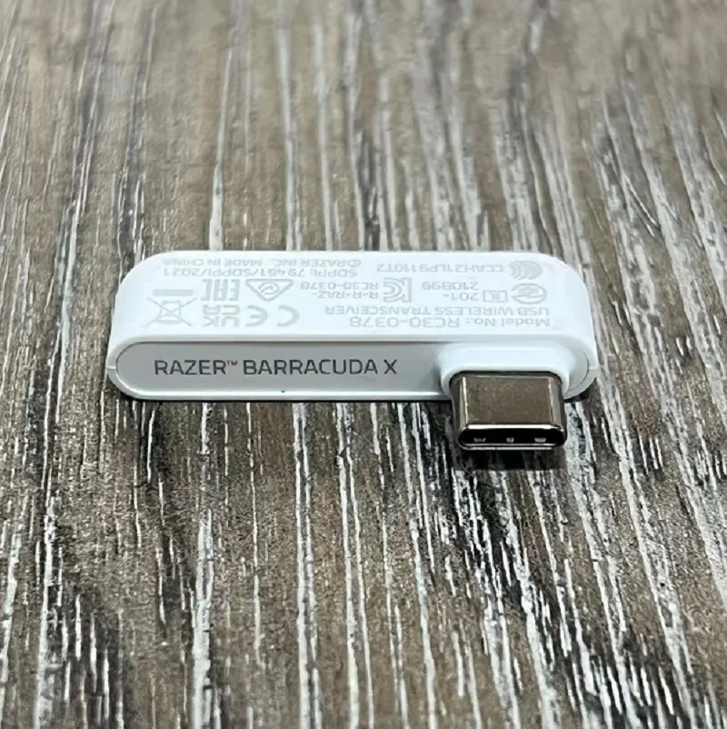 GONIANIA Original-Adapterempfänger für Razer Barracuda X USB Dongle 2,4 G kabellose Kopfhörer RC04-0380 RC04-0378 Ohrpolster 6