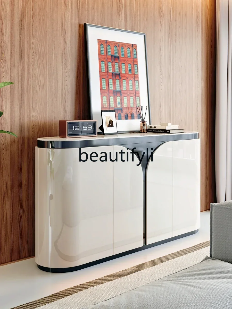 

S1S Light luxury modern paint entry entrance dining side cabinet storage simple