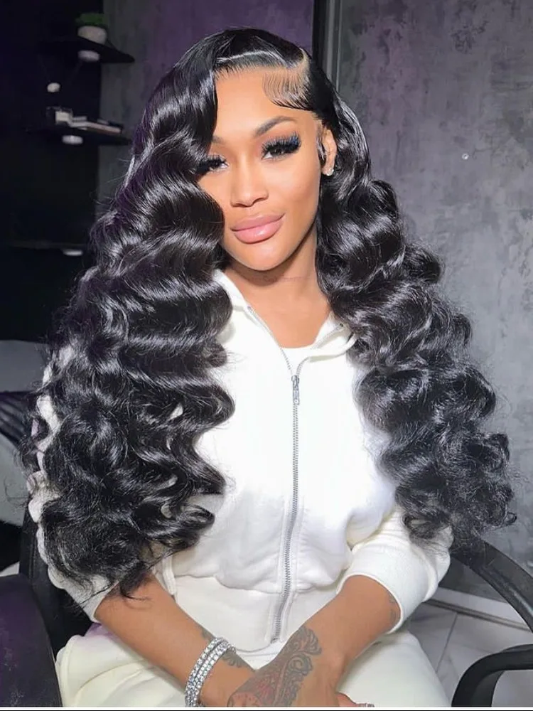 

250 Density Loose Wave 13x4 13x6 Lace Front Human Hair Wigs Brazilian 30 40 Inch Curly Wigs Deep Wave HD Lace Frontal Wig