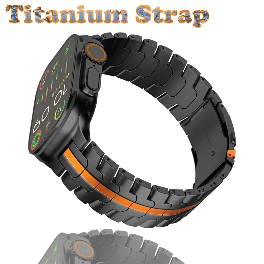 Titanium Strap For Apple Watch Ultra 2 Band Series 10 9 8 7 6 5 4 SE Luxury Metal Belt for iWatch 49mm 46m42mm 45mm41mm 44mm40mm