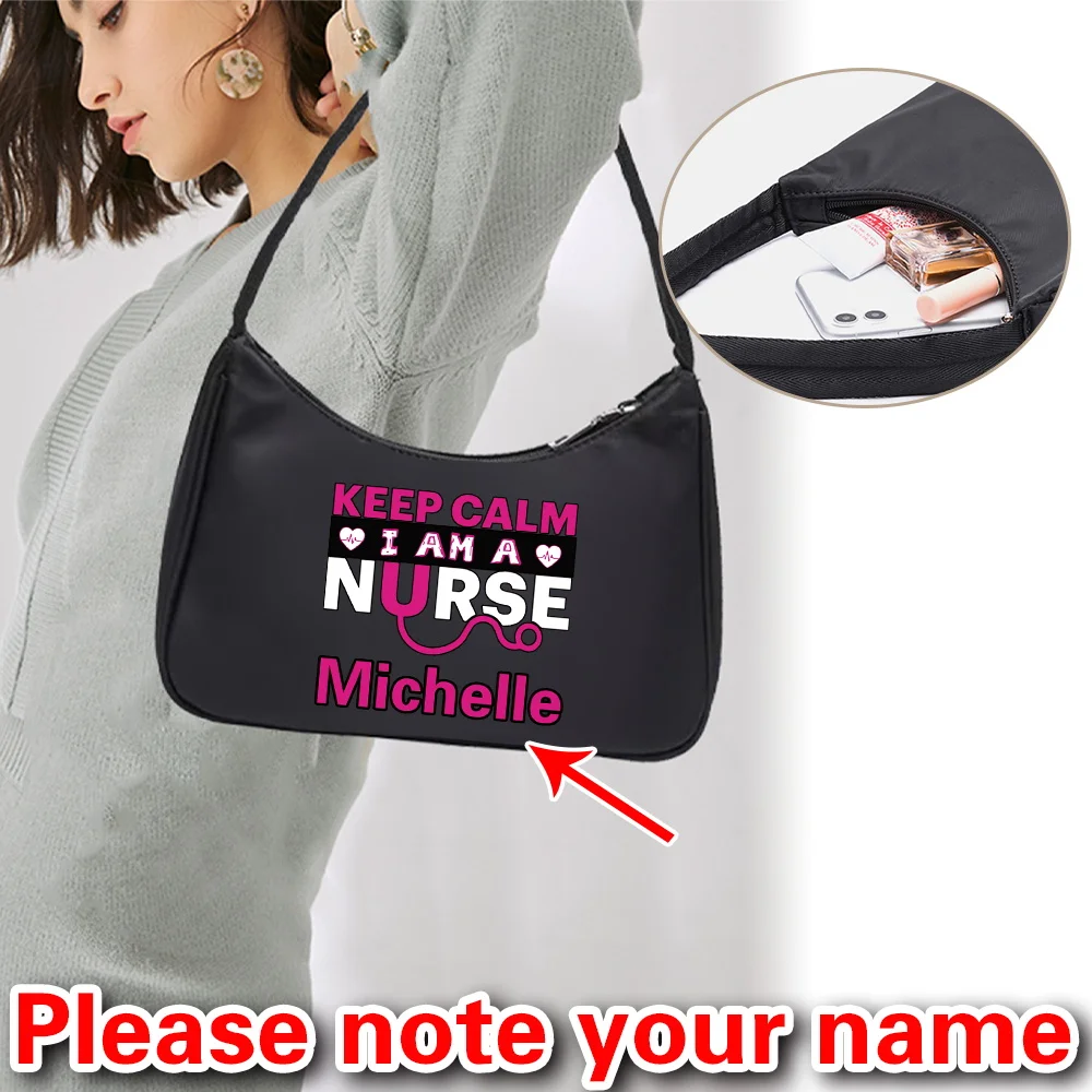 

Персонализированная женская модная сумка на одно плечо большой вместимости, простая сумка подмышками