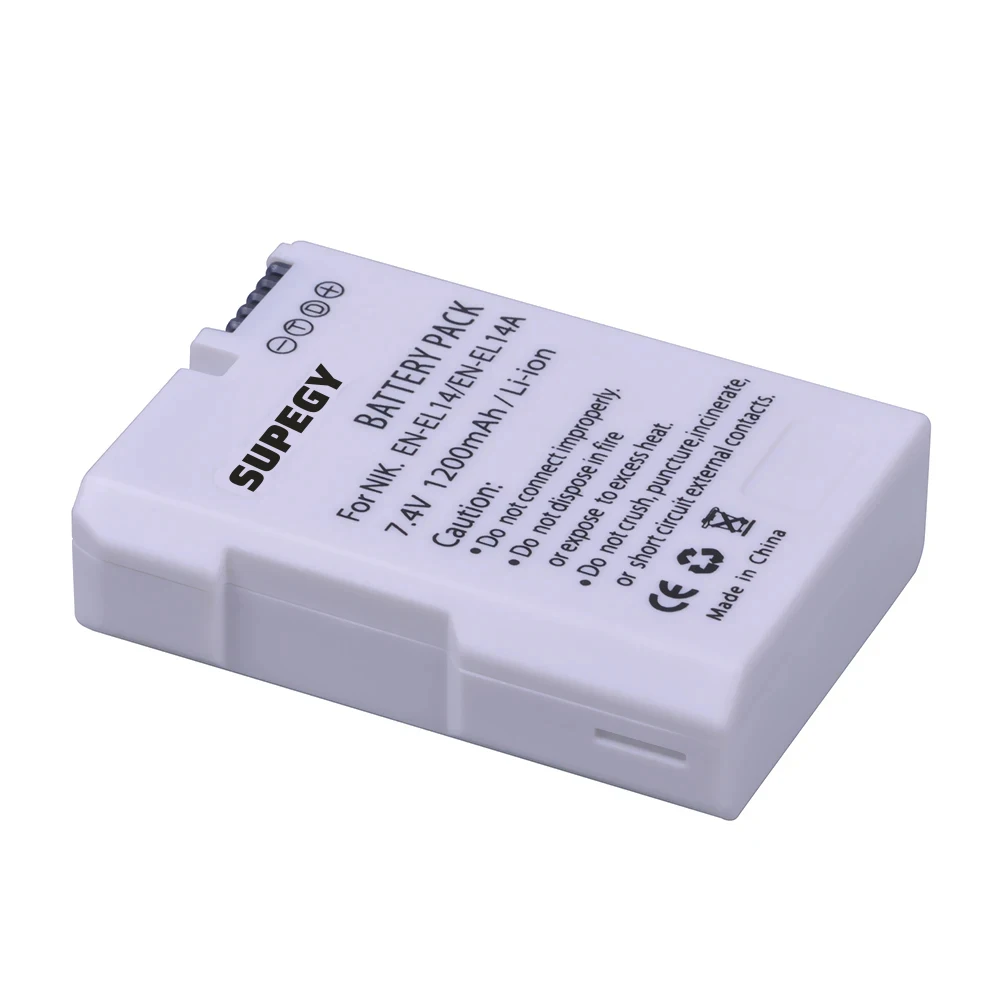 4X EN-EL14 EN-EL14a ENEL14 EL14 1200mAh Battery for Nikon D5600,P7700,P7100,D3400,D5500,D5300,D5200,D3200,D3300,D5100,D3100,Df.