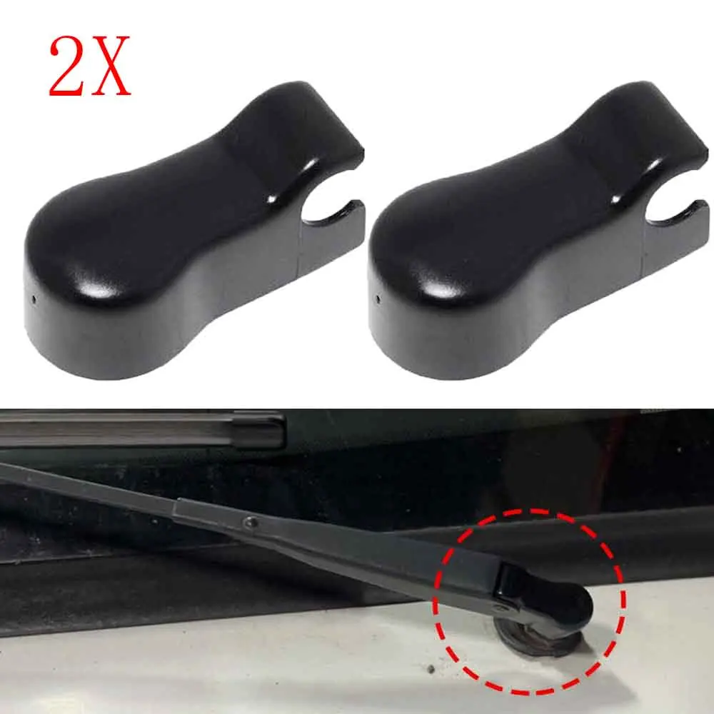 2X Wiper Arm Fixing Nut Cover Cap for Land Rover Defender 2002 2003 2004 2005 2006 2007 2008-2016 LR058466