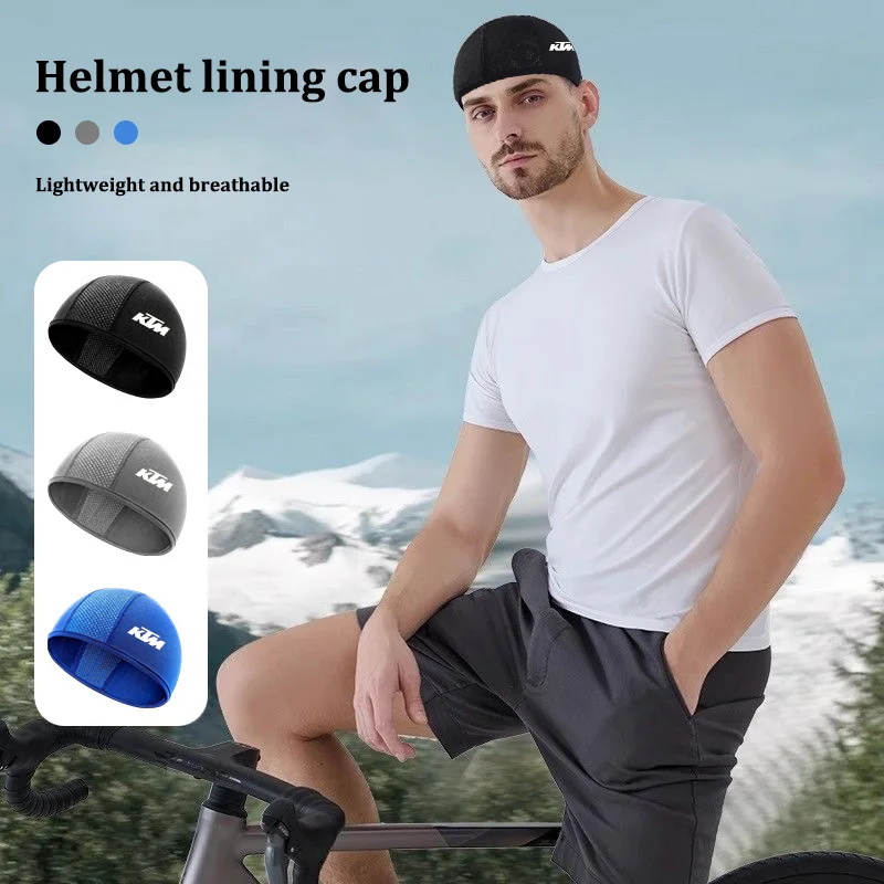 

For KTM 790ADV 890 790 DUKE790 890ADV DUKE890 Motorcycle Balaclavas Helmet Inner Sweat Wicking Hat for Men Women Sports Hat Caps