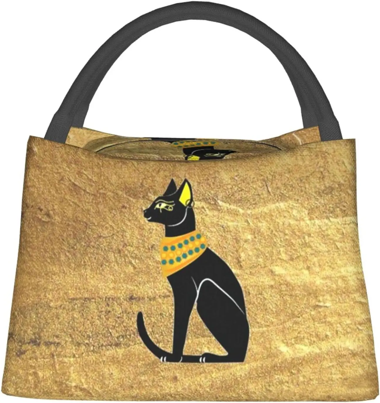 Ancient Egyptian Lunch Box Piquenique Bags para Homens e Mulheres, Isolado, Portátil, Decor Container, Meal Bag, Tote, Work