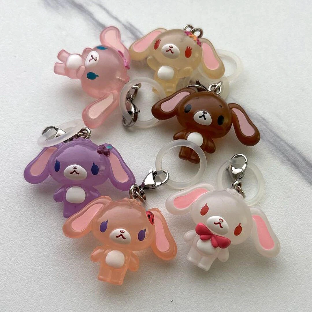 Sugarbunnies Blind Box Pendant Cute Kurousa Caramel Dessert Bunny Mini Figure Charm Umbrella Bag Decor Kawaii Collectible view 3