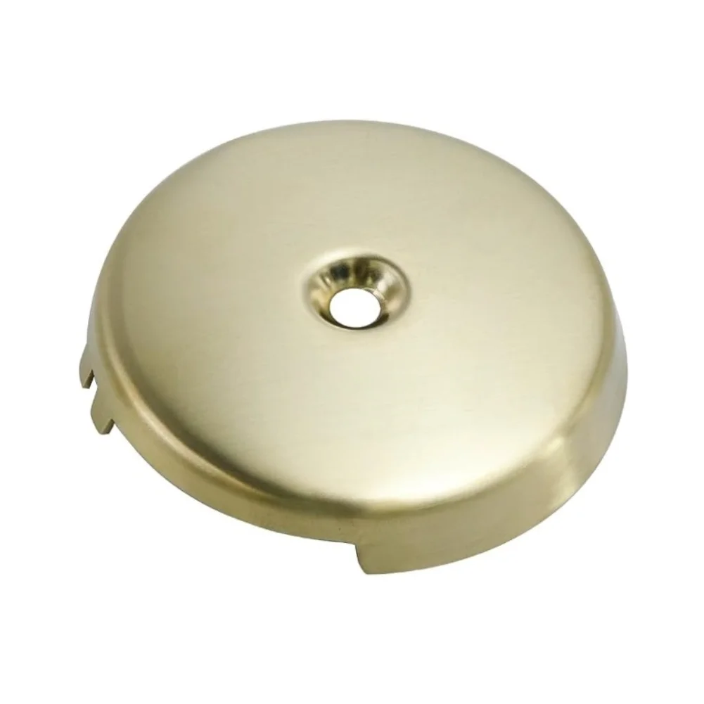 One Hole Drain Assembly Tub Drain Trim Kit Polished Brushed Finish Robust Zinc Alloy Build Contemporary Bathroom Design