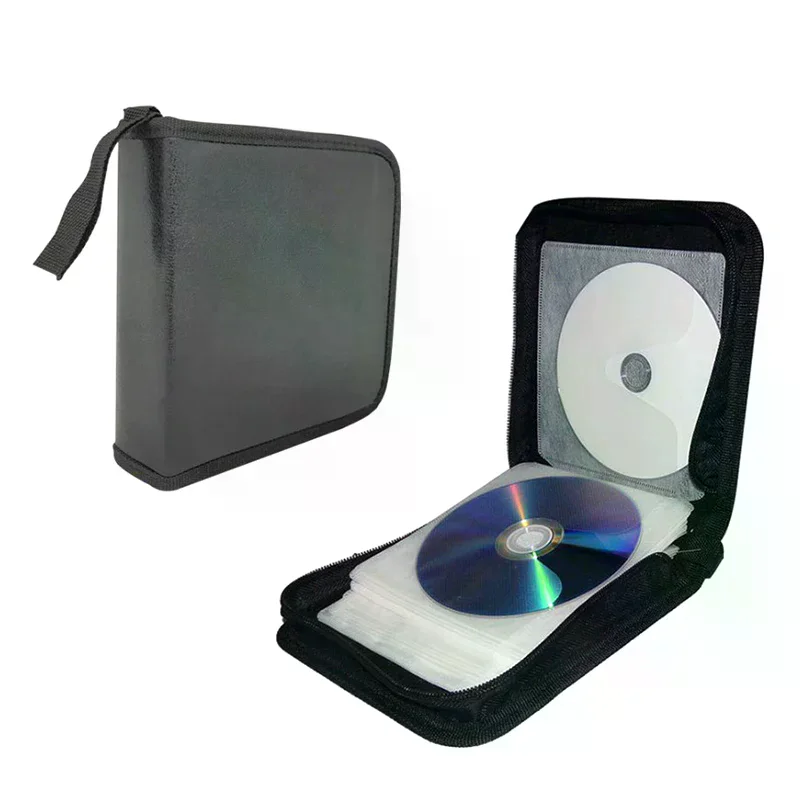Bag Home Box 40 Disc cd Storage Case Double Side Hard Album Dvd Organizer High Quality Durable