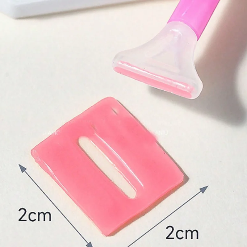 3 pezzi/set penne diamantate per nail art a doppia testa per la raccolta di glitter e kit di strumenti di fango per la decorazione delle unghie