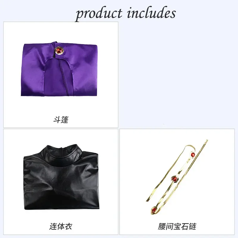 Cartoon Anime Teen Titans Raven Costumi Cosplay Donne sexy Tute Mantello Cintura Set Halloween Party Cosplays Abbigliamento Abiti