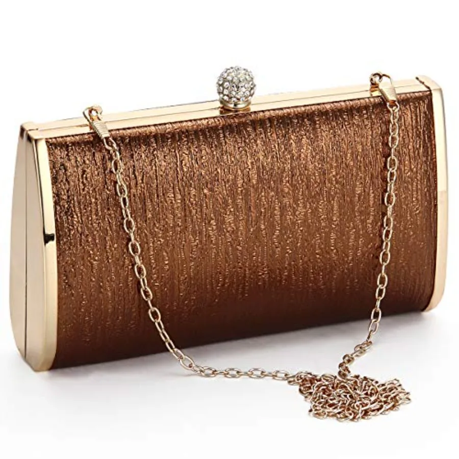 

Women Evening Clutch Bags Metal Frame Evening Bag Night Purse Handbag Wedding Prom Party Cocktail Bridal Clutches