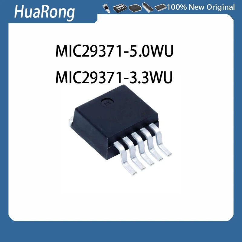2PCS/LOT    MIC29371    MIC29371-5.0WU    MIC29371-3.3WU   3.3V 5.0V     TO-263-5