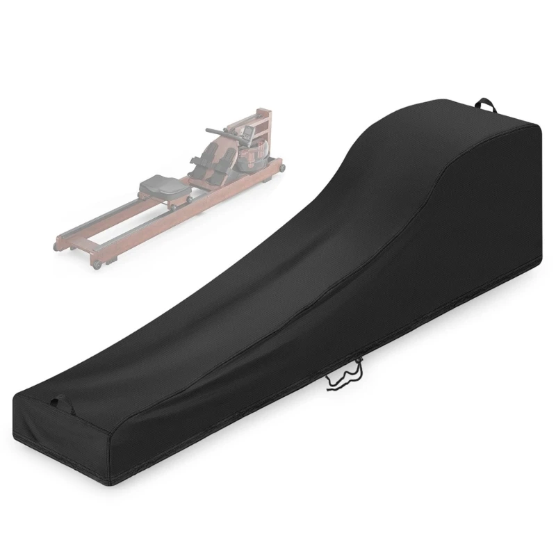 Tearproof Exercise Machine Cover Standard Size Dustproof Water Resistant Design For Indoor Outdoor Rowing Equipment
