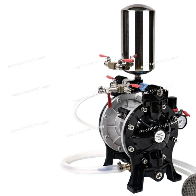 Pneumatyczna pompa membranowa podwójna, malowanie natryskowe, ekstrakcja kleju, pompa olejowa, odporna na korozję, kwasochwadzająca i zasadochwadzająca