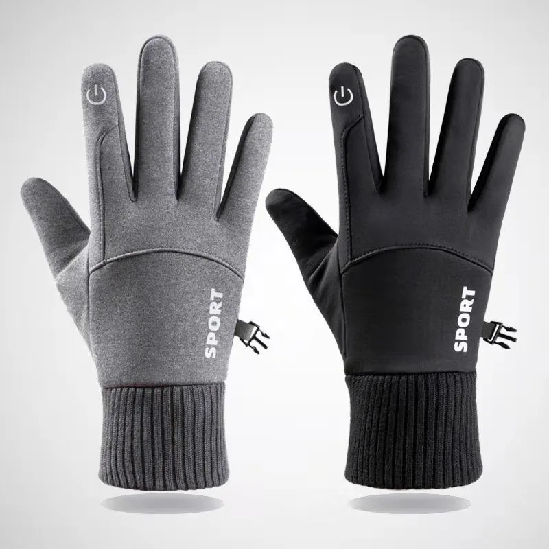 Winter Waterproof Men's Gloves Windproof Sports Fishing Touchscreen Driving Motorcycle Ski Non-slip Warm Cycling Women Gloves