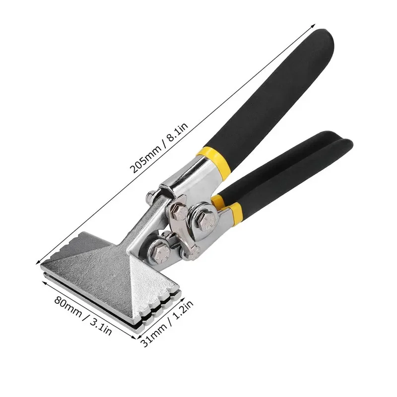 Straight Metal Hand Seamer Sheet   Metal Former Bender Hand Bending Tool Handle Seaming Plier for Bending Flattening