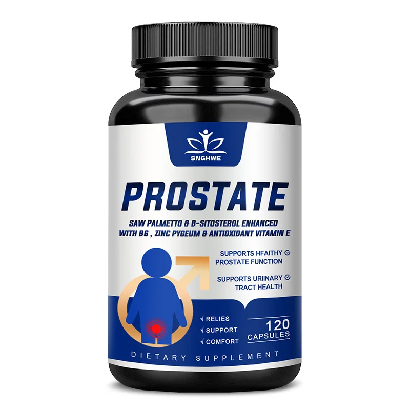 Prostate Saw Palmetto and Beta Sitosterol Supplement Men\'s Prostate Health Support Size Supports Urinary Relief Bladder Control