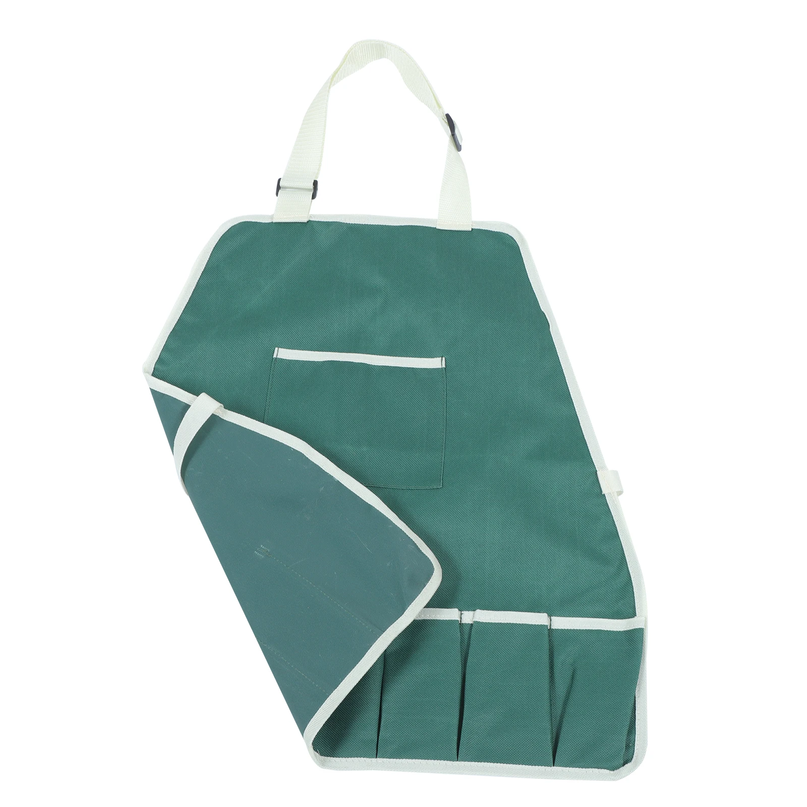 

Gardening Tool Apron Kids Canvas Child Green Adjustable Pockets Thickening Material Scratch Resistant Painting Garden Work