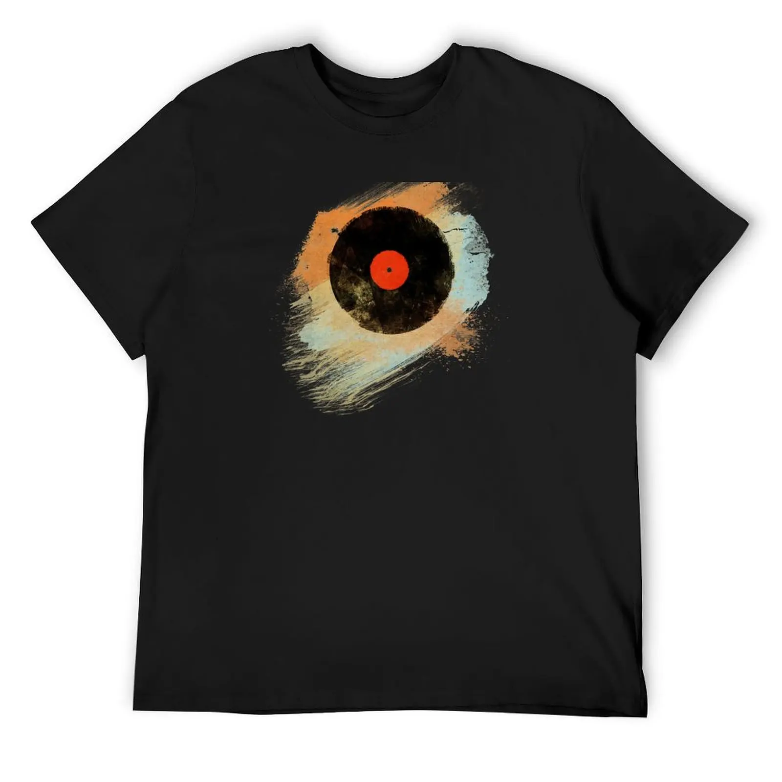 

Vinyl Record Retro T-Shirt - Vinyl Records Modern Grunge Design T-Shirt