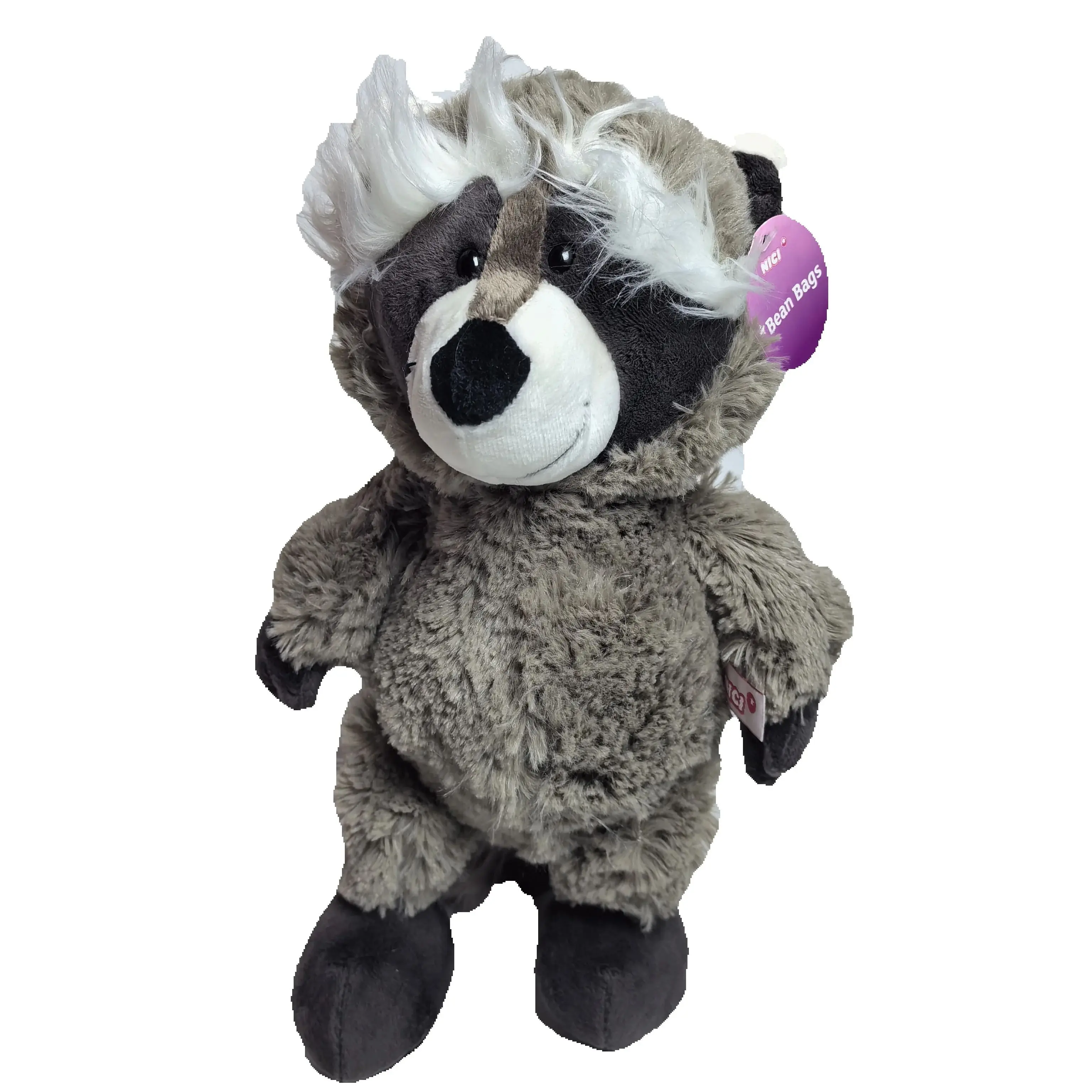 35cm Raccoon  Mascot Toy Plush Doll Sleeping Doll Mini Size for Children Room Cuddle Pillow Sofa Bedroom Claw Machine Supplies