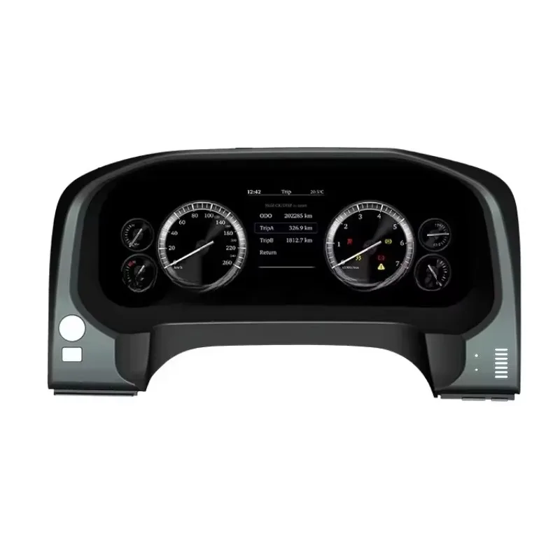 12.3'' Car LCD Cluster 4+64G Display For Toyota Prado 2010-2021 Speedometer Cockpit Digital Dashboard Instrument HD Screen
