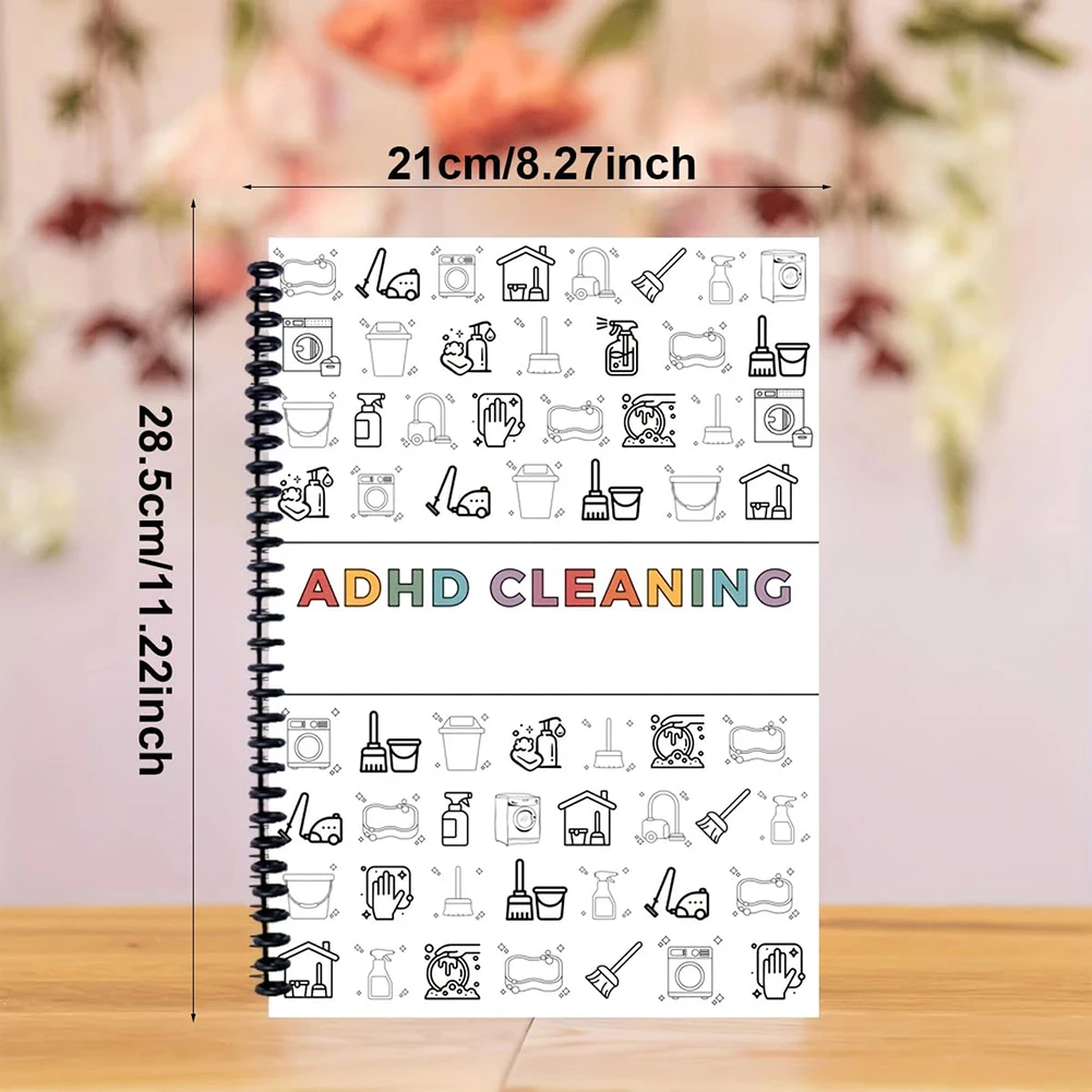 

Органайзер для планирования уборок и контроля выполнения задач: ежедневный, еженедельный, ежемесячный. Ежедневник-планировщик для домашней уборки и выполнения повседневных дел.