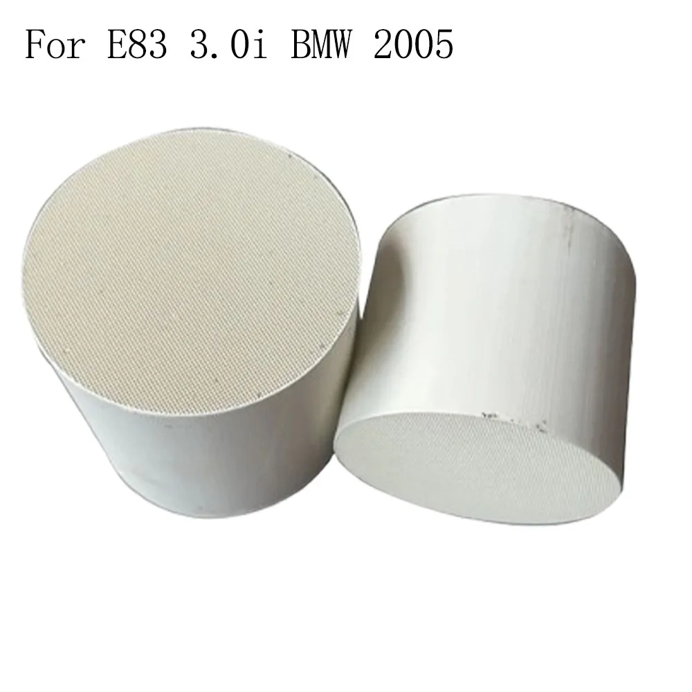 اليورو 4 السيراميك العسل محفز 2 قطعة 106*75 مللي متر -2 قطعة 83*50 مللي متر لسيارات BMW 2005 e83 3.0i محرك العادم الحفاز تحويل مرشح
