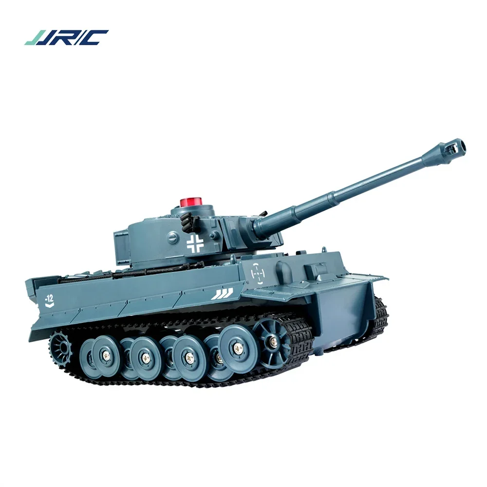 JJRC Q85 RC Tank 2.4Ghz Remote Control Car Mini RC German Military Tiger Tank con Sound Battle Launch Tank Toy Gift for Kids